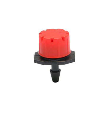 Adjustabe Dripper 0- 70L/H  (Red+black) ຫົວສະປິງເກ ໍ້ XF 1207,  ສາມາດປັບໄດ້ 0-70 ລິດ /ຊມ