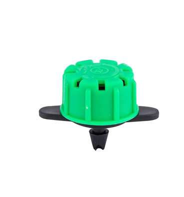  Adjustabe Dripper 0- 100L/H  (Green+ black) ຫົວສະປິງເກ ໍ້ XF 1213  ສາມາດປັບໄດ 0-100 ລິດ / ຊມ
